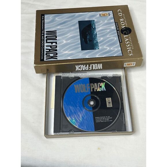 Wolfpack CD-ROM Classics Video Game Nova Logic Electronic Arts Win 95 MS-DOS CIB - Picture 4 of 6